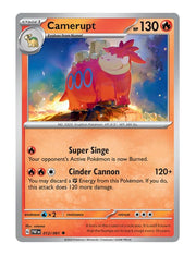 Camerupt #012/091 Reverse Holo - Paldean Fates
