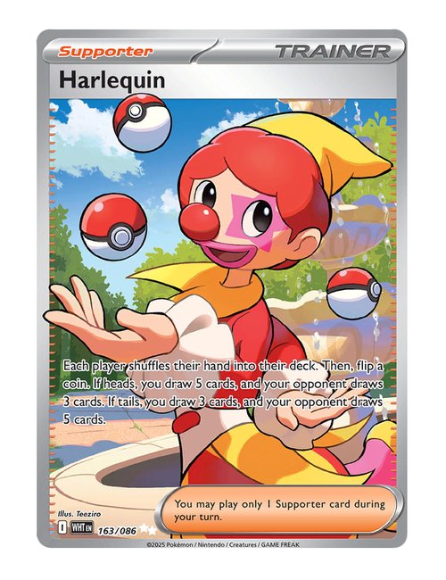 Harlequin #163/086 - White Flare