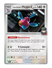 Team Rocket's Porygon-Z #155/182 - Destined Rivals
