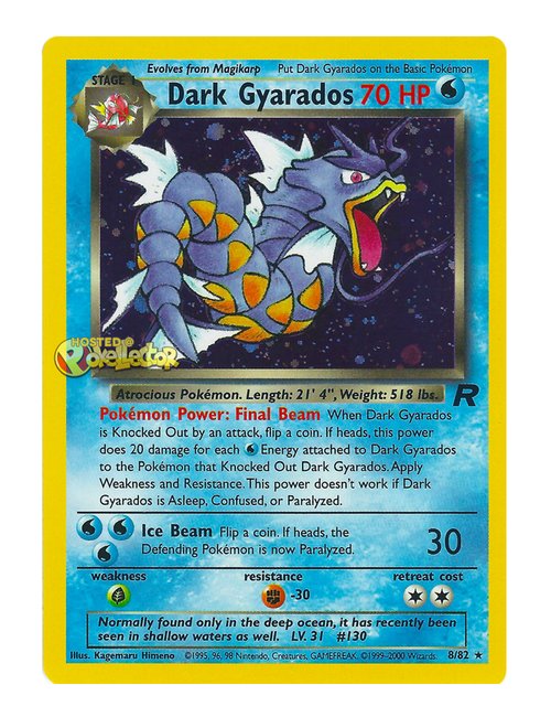 Dark Gyarados #8/082 - Team Rocket