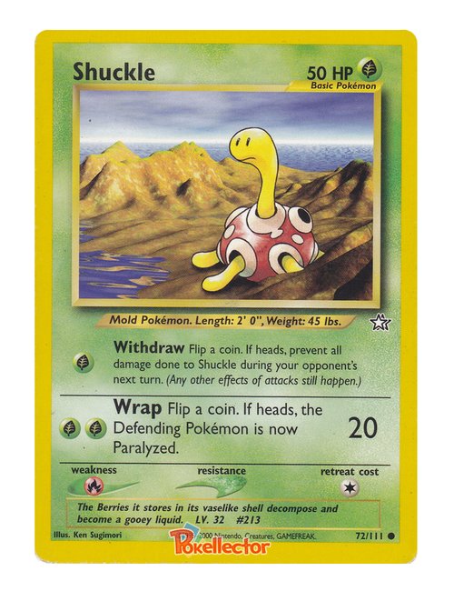 Shuckle #72/111 - Neo Genesis