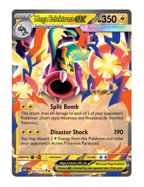Mega Eelektross ex #061/217 - Ascended Heroes
