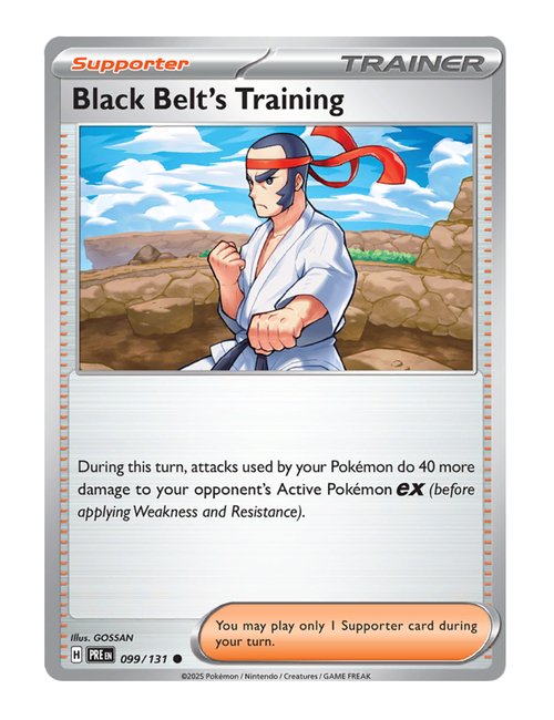 Black Belt's Training [Pokeball] #099/181 - Prismatic Evolutions