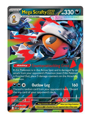 Mega Scrafty ex #135/217 - Ascended Heroes