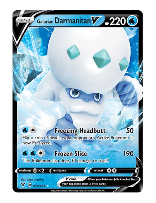 Galarian Darmanitan V #36/185 - Vivid Voltage