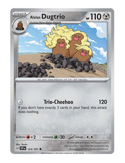 Alolan Dugtrio #123/191 Reverse Holo - Surging Sparks