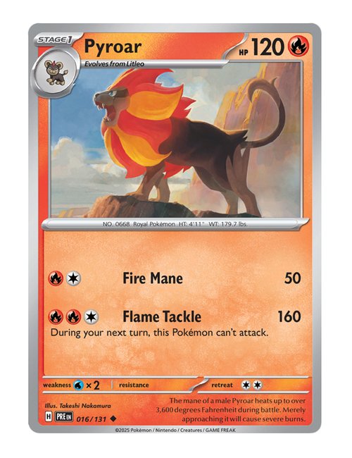 Pyroar #016/181 - Prismatic Evolutions