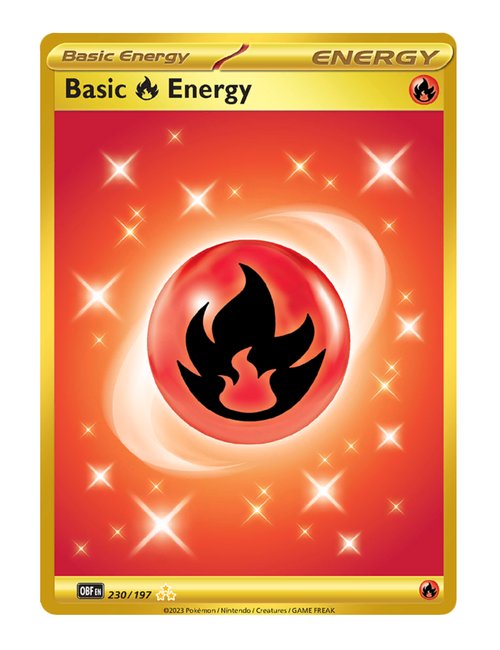 Basic Fire Energy #230/197 - Obsidian Flames