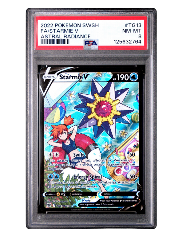 Starmie V TG13/TG30 - PSA 8 - Astral Radiance