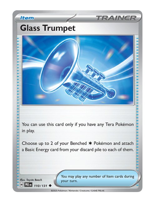 Glass Trumpet #110/181 Reverse Holo - Prismatic Evolutions