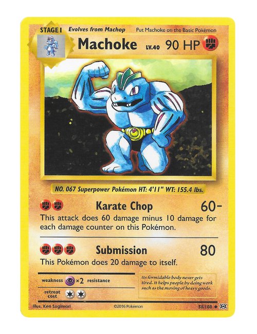 Machoke #58/108 - Evolutions