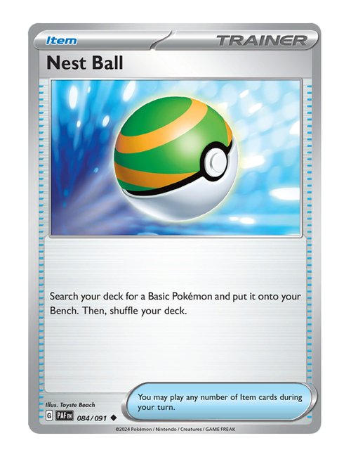 Nest Ball #084/091 Reverse Holo - Paldean Fates