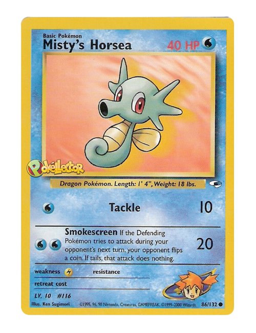Misty's Horsea #86/132 - Gym Heroes