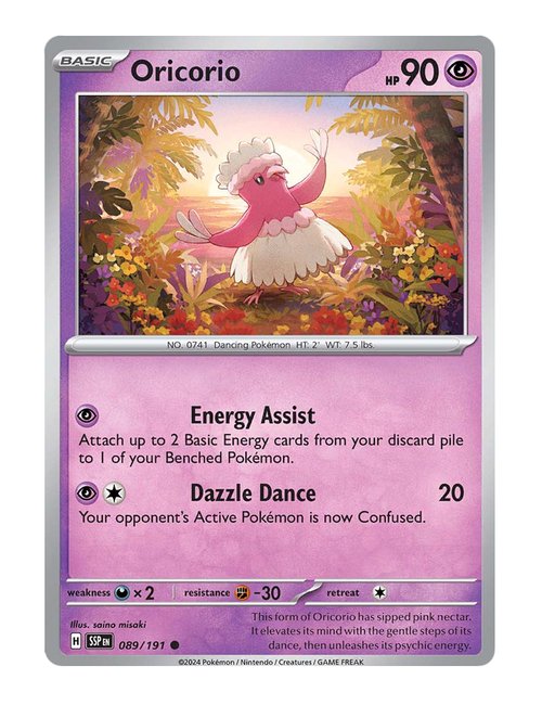 Oricorio #89/191 Reverse Holo - Surging Sparks