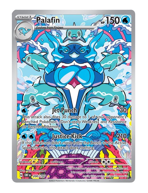 Palafin #200/197 - Obsidian Flames