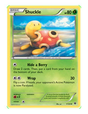 Shuckle #001/124 (Reverse Holo) - Fates Collide