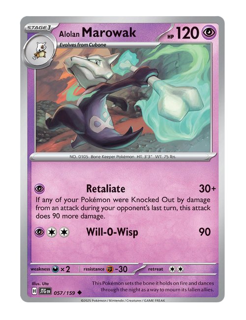 Alolan Marowak #57/159 Reverse Holo - Journey Together