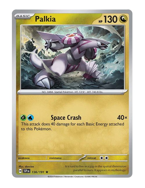 Palkia #136/191 - Surging Sparks