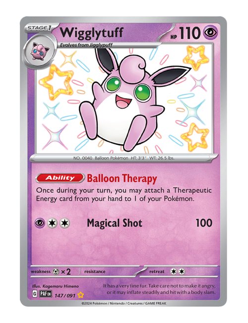 Wigglytuff #147/091 - Paldean Fates