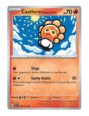 Castform Sunny Form #20/191 Reverse Holo - Surging Sparks