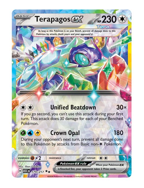 Terapagos ex #179/217 - Ascended Heroes