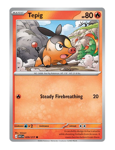 Tepig #029/217 Holo - Ascended Heroes