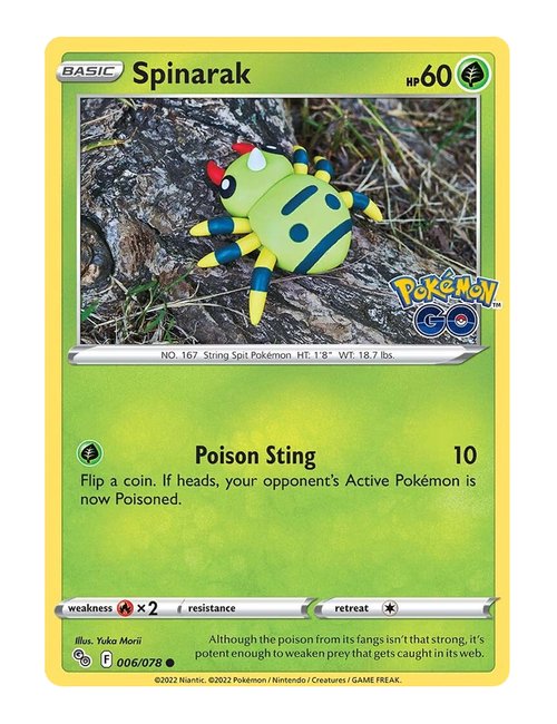 Spinarak #6/078 - Pokemon GO