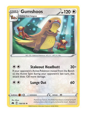 Gumshoos #118/160 Reverse Holo - Crown Zenith