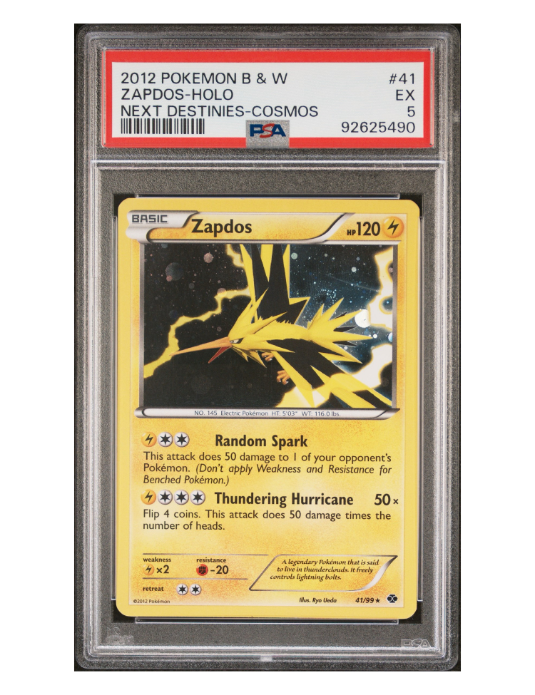 Zapdos 41/99 - PSA 5 - B & W Next Destinies Cosmos