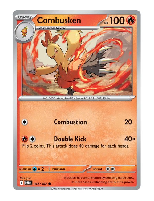 Combusken #041/182 - Destined Rivals