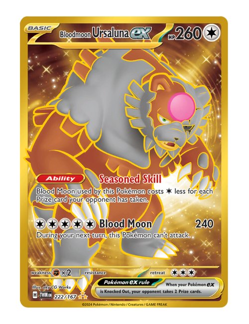 Bloodmoon Ursaluna ex #222/167 - Twilight Masquerade