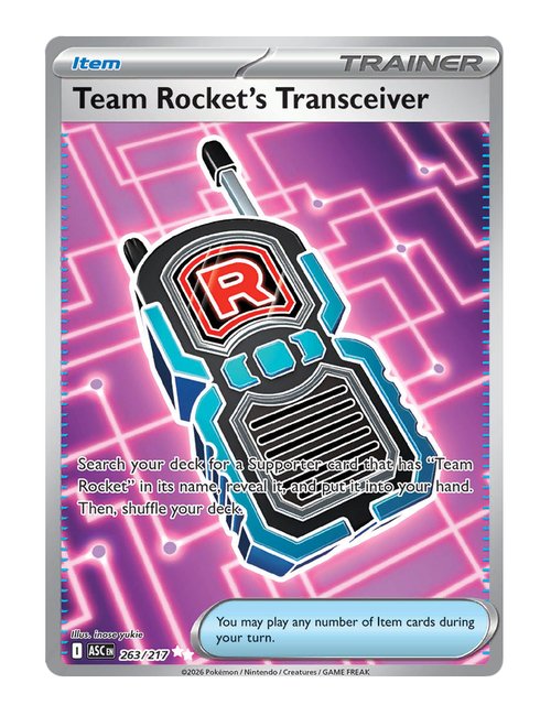 Team Rocket's Transceiver #263/217 - Ascended Heroes