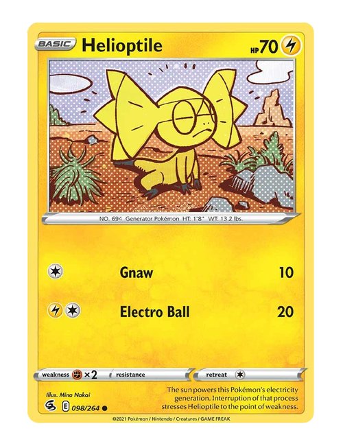 Helioptile #098/264 - Fusion Strike