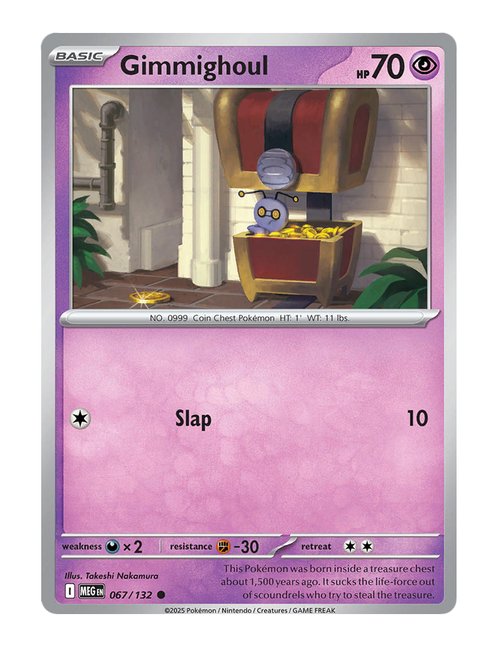 Gimmighoul #067/175 Reverse Holo - Mega Evolution