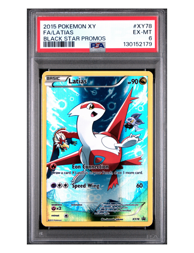 Latias XY78 - PSA 6 - Fa/Latias Black Star Promos