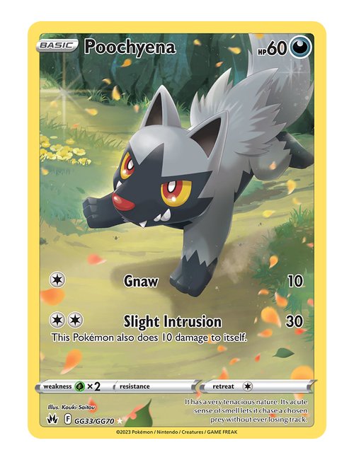 Poochyena #GG33/160 - Crown Zenith