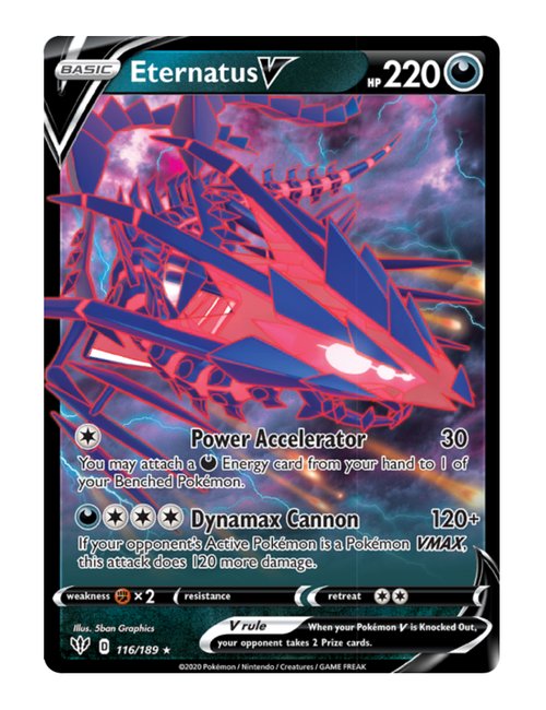 Eternatus V #116/189 - Darkness Ablaze