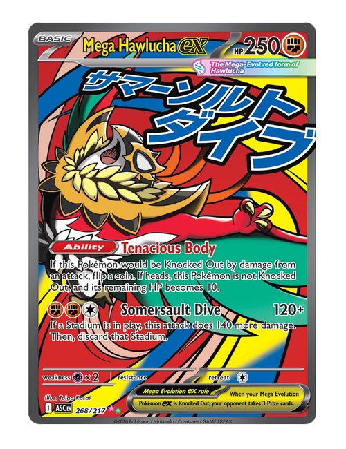 Mega Hawlucha ex #268/217 - Ascended Heroes