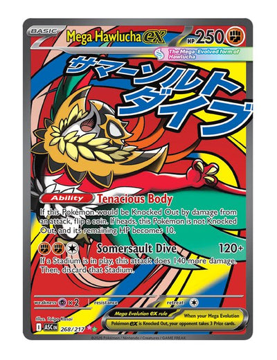 Mega Hawlucha ex #268/217 - Ascended Heroes