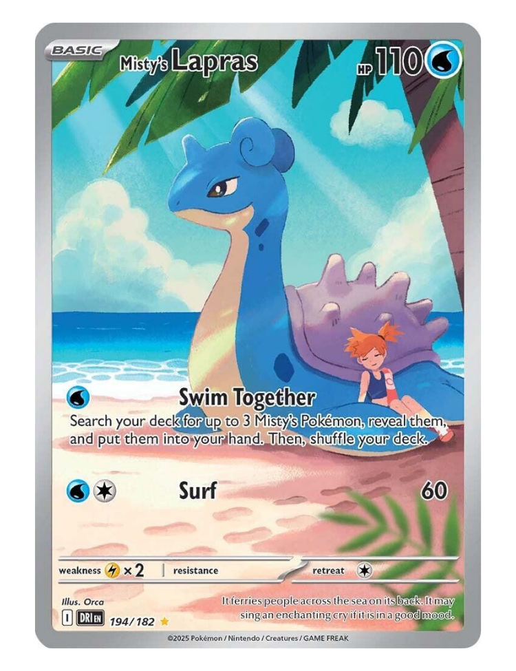 Misty's Lapras - 194/182 - Destined Rivals