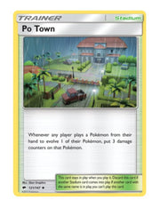 Po Town #121/147 - Burning Shadows