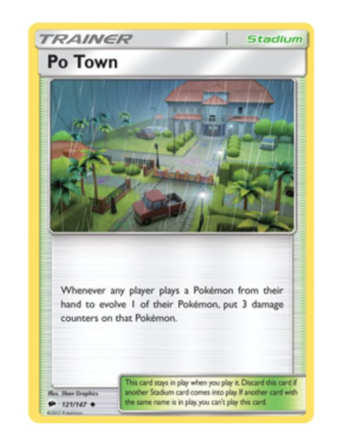 Po Town #121/147 - Burning Shadows