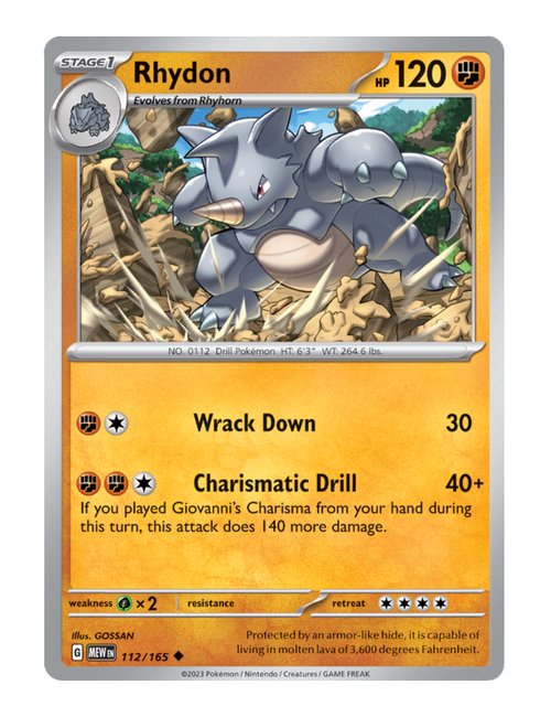 Rhydon #112/165 - 151