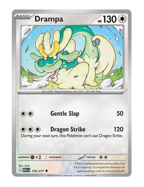 Drampa #176/217 Reverse Holo - Ascended Heroes
