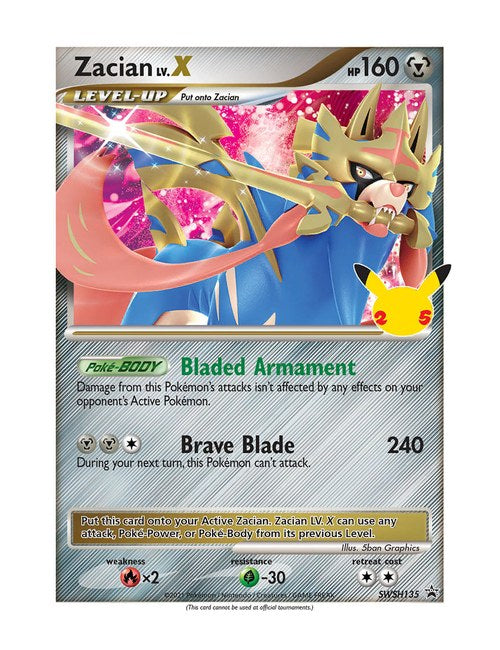 Zacian LV #SWSH135/025 - Celebrations