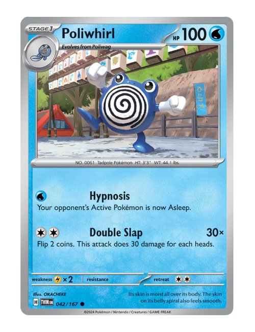 Poliwhirl #042/167 Reverse Holo - Twilight Masquerade