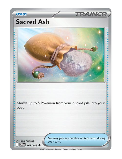 Sacred Ash #168/182 Reverse Holo - Destined Rivals