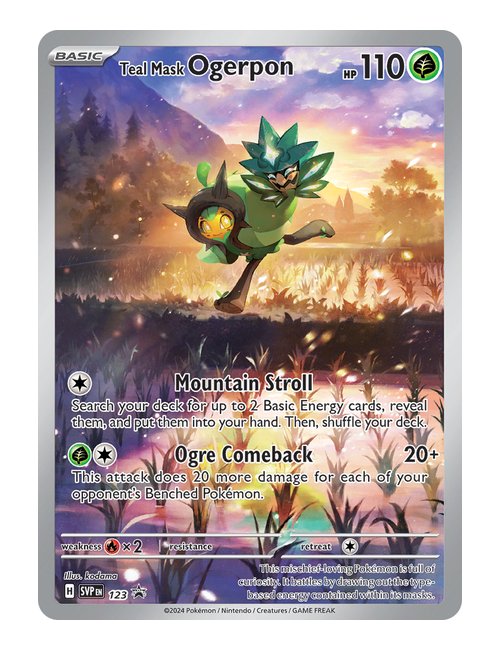 Teal Mask Ogerpon #123 - Promo