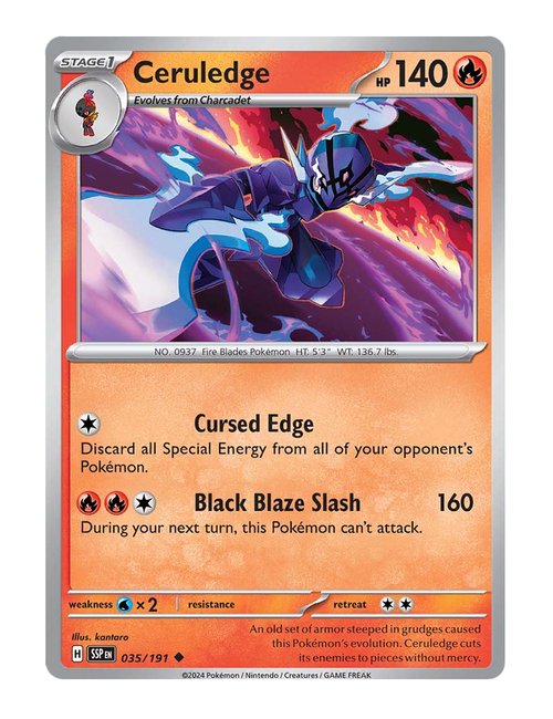 Ceruledge #35/191 - Surging Sparks