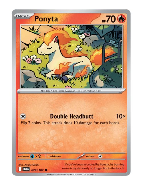 Ponyta #29/182 - Destined Rivals